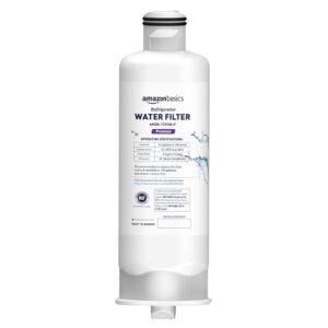 Amazon Basics Replacement Samsung DA97-17376B, HAF-QIN/EXP Refrigerator Water Filter, 1-Pack, Premium Filtration