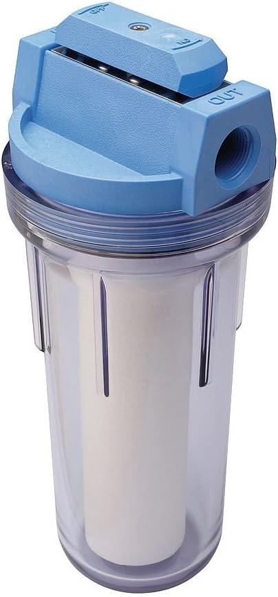 Culligan HF-360A HF-360B Standard Duty 3/4" Inlet/Outlet Whole Filtration System, 0.75 Inch, Clear Housing