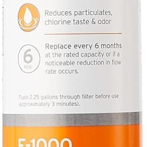 InSinkErator F-1000 Standard Instant Hot Dispenser Under-Sink Water Filter Replacement, 1 Count (Pack of 1), White