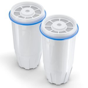 Water Filter Replacement 5-Stage Fit for Zero 32 Cup Dispenser and Pitcher Filter, Compatible with Zero Filter 2 Pack, ZR-001 ZR-017 ZR-004 ZP-006 ZD-013 ZS-008, Reduce Lead, By...