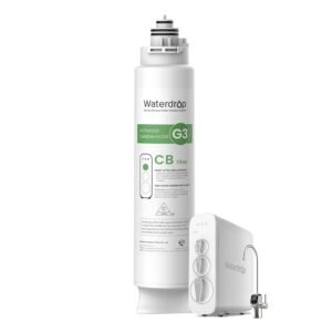 Waterdrop WD-G3-CB Filter, Replacement for WD-G3-W, WD-G3P600 and WD-G3P800-W Reverse Osmosis System, 1-year Lifetime