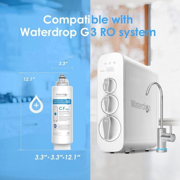 Waterdrop WD-G3-W Replacement Under-Sink Water Filters Review Reveals Taste Improvement Benefits